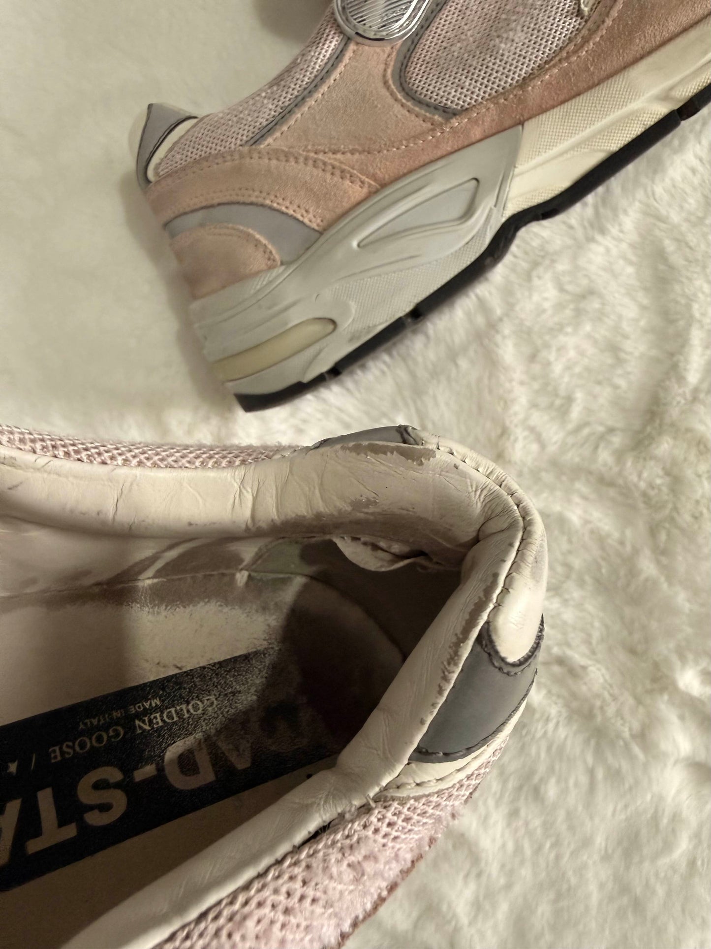 Golden Goose Dad Star Pink