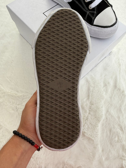Maison Mihara Yasuhiro Peterson OG Sole Canvas Low Black