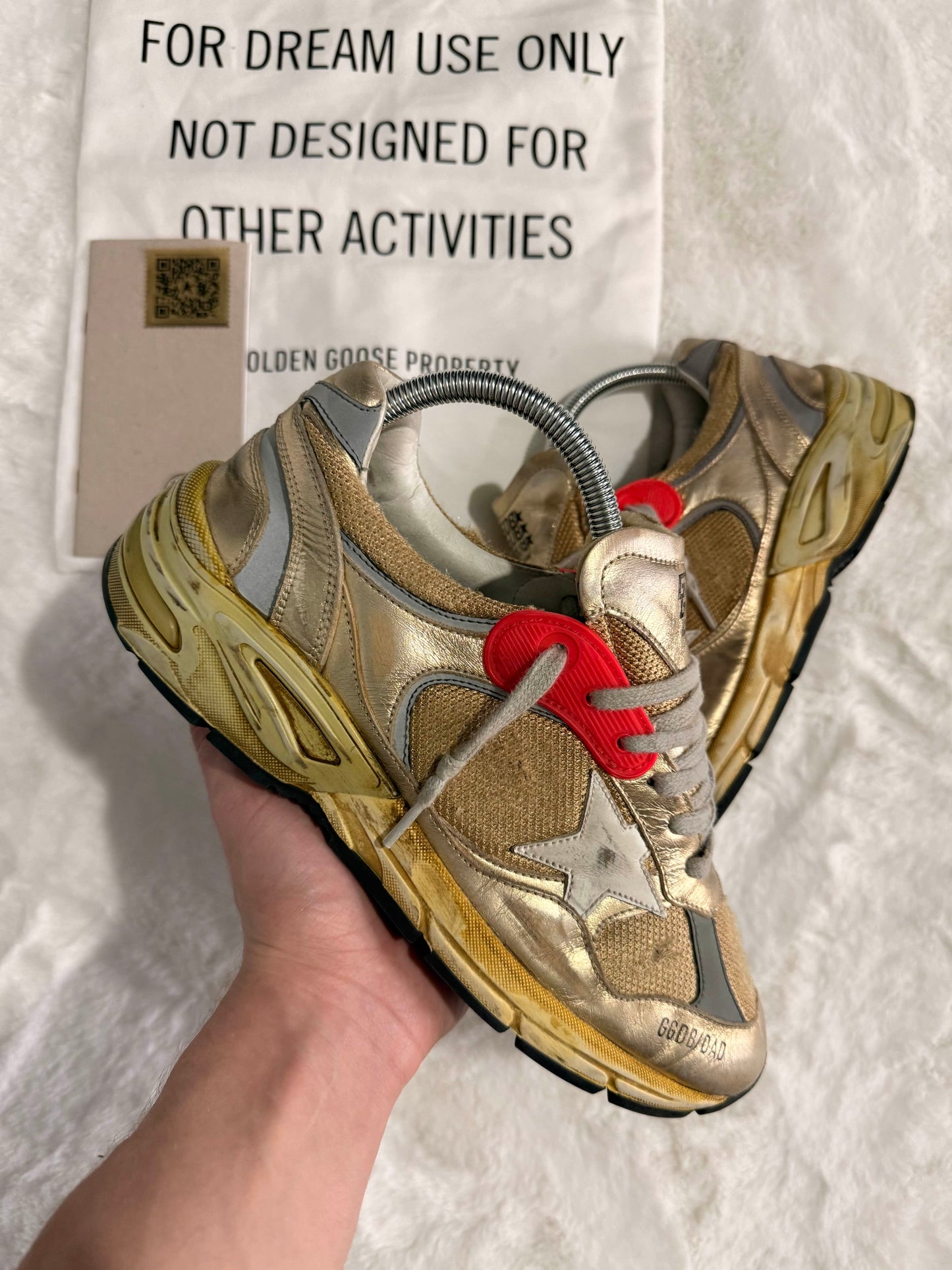 Golden Goose Dad Star Gold