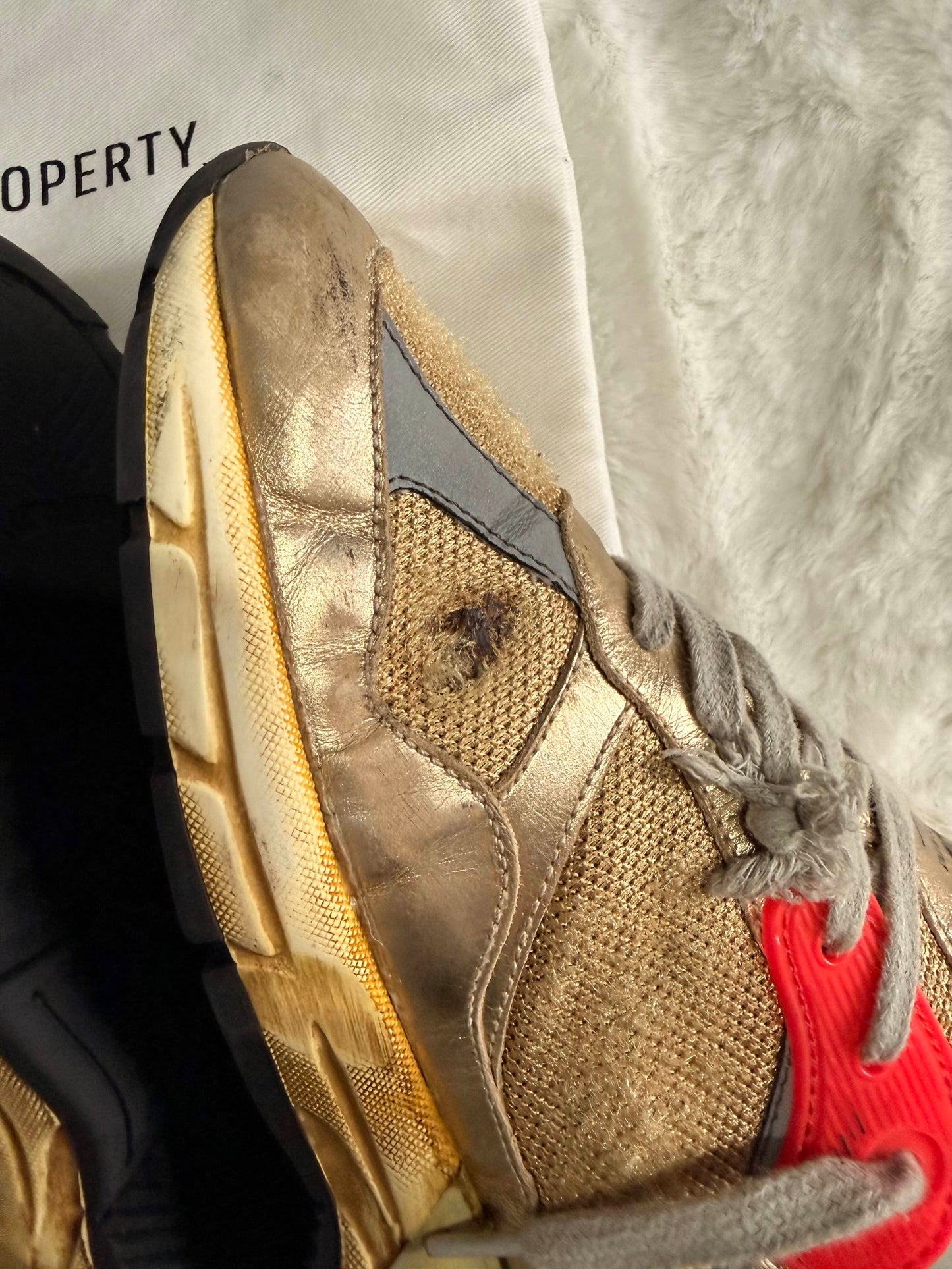 Golden Goose Dad Star Gold