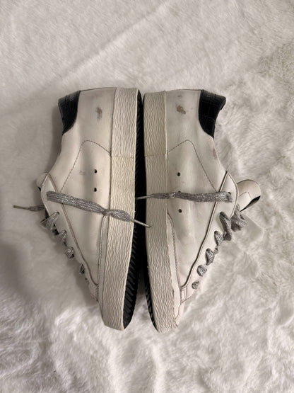 Golden Goose Super Star White Grey Silver