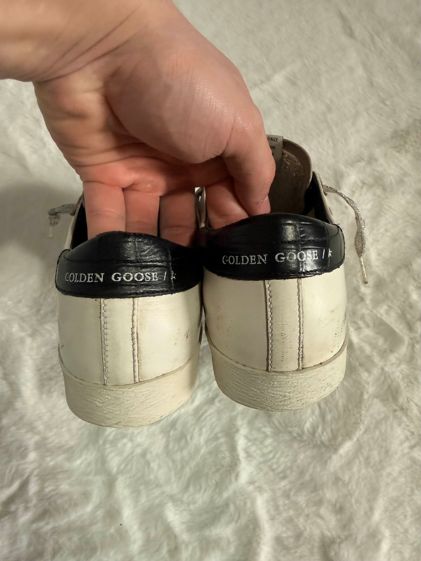Golden Goose Super Star White Grey Silver