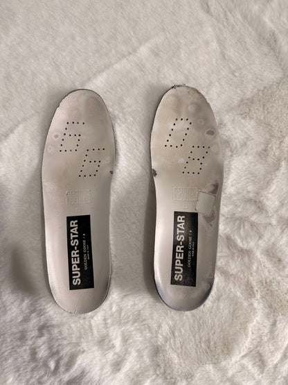 Golden Goose Super Star White Grey Silver