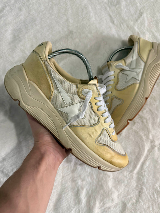 Golden Goose Running Sole Beige Crème