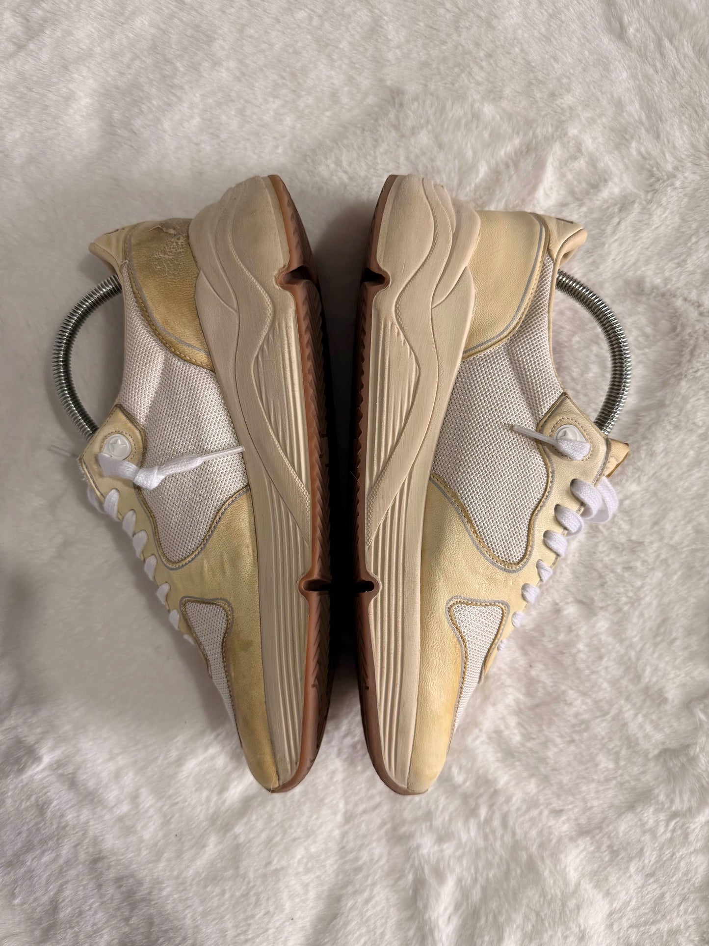 Golden Goose Running Sole Beige Crème