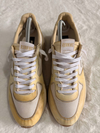 Golden Goose Running Sole Beige Crème