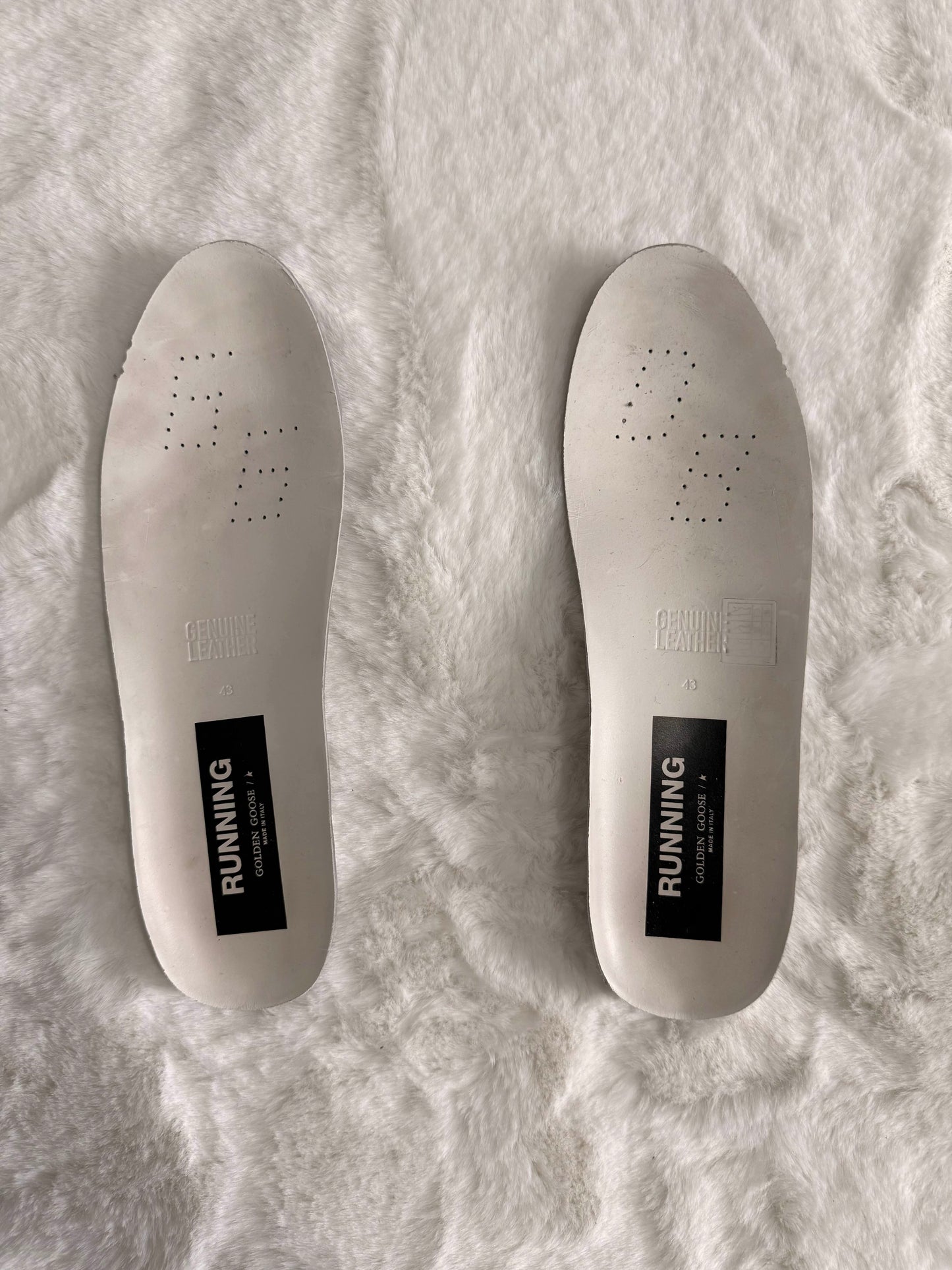 Golden Goose Running Sole Beige Crème