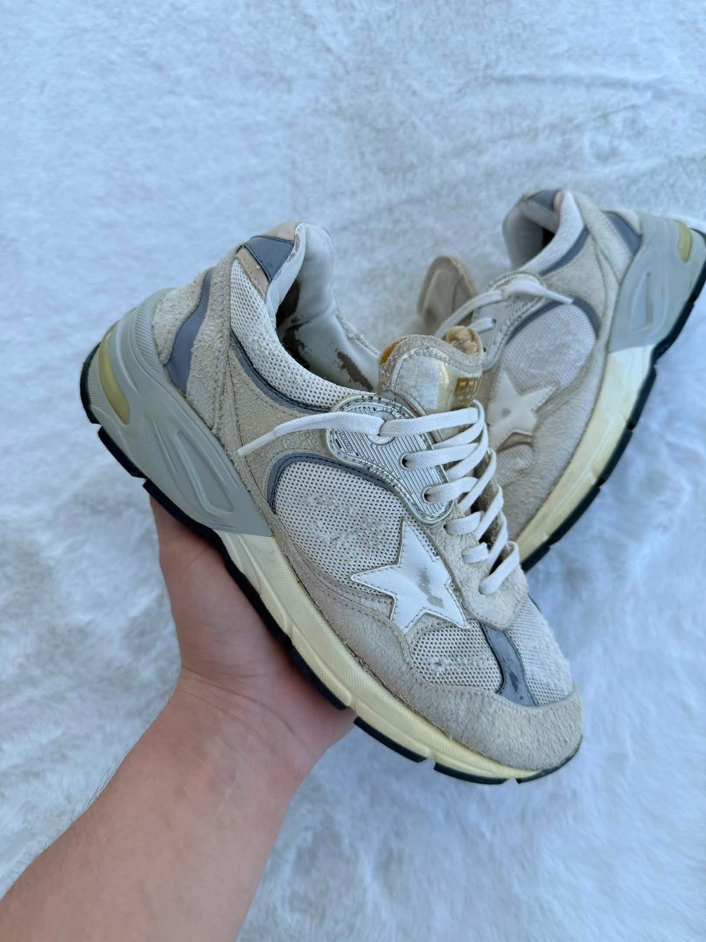 Golden Goose Dad Star Grey