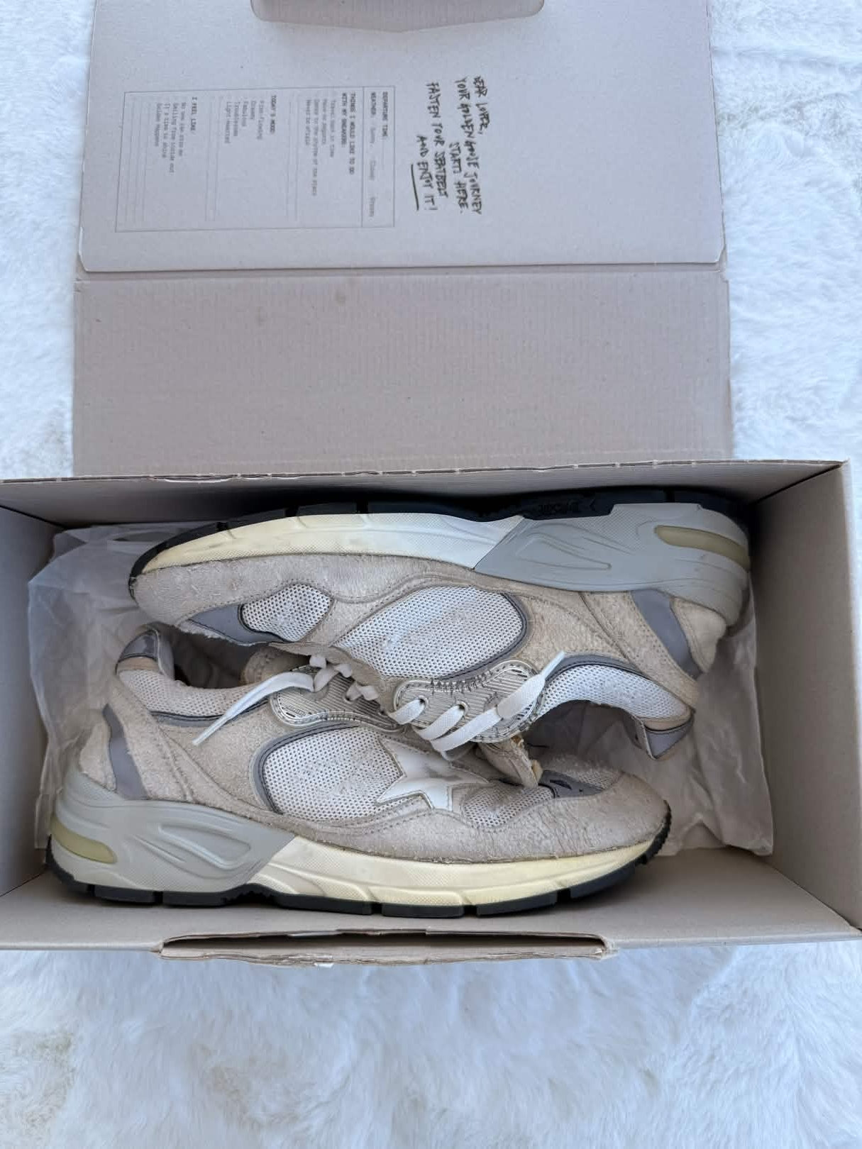 Golden Goose Dad Star Grey