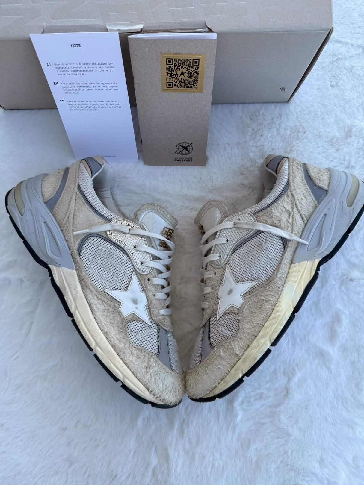Golden Goose Dad Star Grey