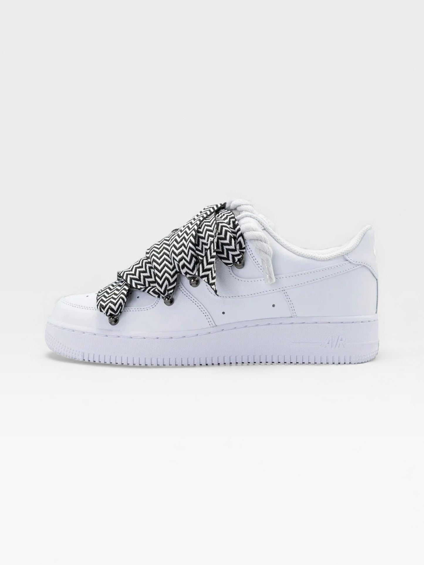 Nike Air Force 1 Triple  White Lanvin Black White