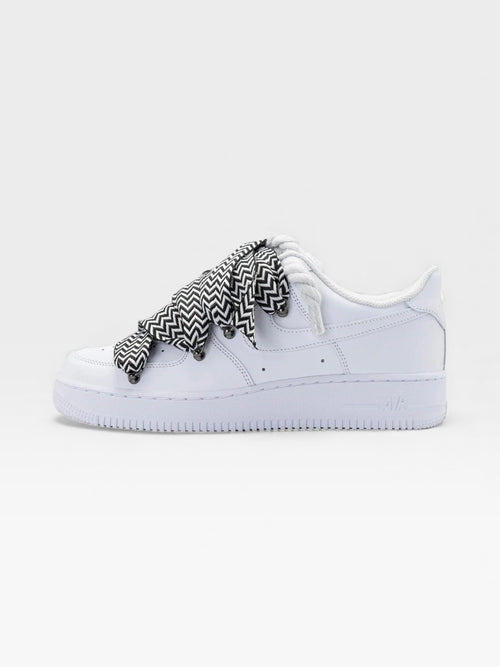 Nike Air Force 1 Triple  White Lanvin Black White